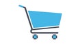 Against a plain white background emphasizing the cart s clean lines and Royalty Free Stock Photo