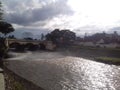 The agam river with little dark exposure