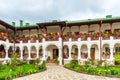 Agapia orthodox church monastery, Agapia town, Moldavia, Romania Royalty Free Stock Photo