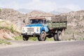 Agarakadzor, Armenia - May 10, 2017. Old vintage russian truck