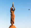 An ancient sculpture at the Ujjayanta Palace in Agartala