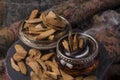 Agarwood incense Royalty Free Stock Photo