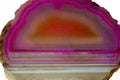 Agat, colored cut in a macro Royalty Free Stock Photo