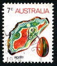 Agate Australian Postage Stamp