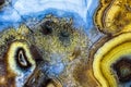 Agate motley close up Royalty Free Stock Photo