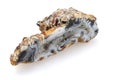 Agate geode on a white background