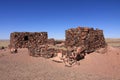 Agate House in Petrified Forest National Park, Arizona. Royalty Free Stock Photo