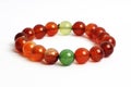 Agate, jasper bracelet Royalty Free Stock Photo