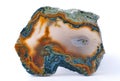 Agate with natural colors Royalty Free Stock Photo