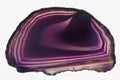 Agate purple of Brazil Royalty Free Stock Photo