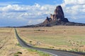 Agathla Peak also known as El Capitan in Monument Valley near Kayenta Arizona Royalty Free Stock Photo