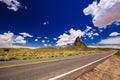 Agathla Peak, Highway 163, Arizona, USA Royalty Free Stock Photo