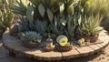 Agave Plant for National Tequila Day.AI Generated