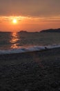 Agawa Bay Sunset - Vertical Royalty Free Stock Photo