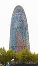 Agbar Tower at Barcelona, Spain