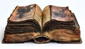 Ancient Book: A Digital Reconstruction Royalty Free Stock Photo