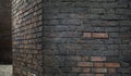 Aged brick wall