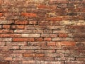 Aged brick wall, stone antique background