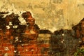 An aged brick wall texture background