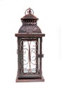 Aged bronze antique lantern