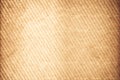 Aged brown-toned corrugated wavy surface with copy space Royalty Free Stock Photo