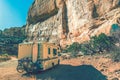 Aged Camper in the Canyon