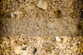 Aged cement wall texture, rock background, cracked surface Royalty Free Stock Photo