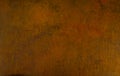 Aged copper plate texture, old worn metal background. Royalty Free Stock Photo