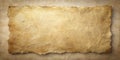 Aged, crinkled parchment texture a grunge background for design projects. Generative AI Royalty Free Stock Photo