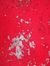 aged and decayed concrete surface in red Royalty Free Stock Photo