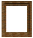 Aged, empty picture frame Royalty Free Stock Photo