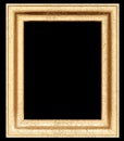 Aged, empty picture frame