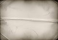 Aged folded paper texture with distressed vintage grunge aesthetic Royalty Free Stock Photo