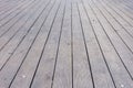 Aged gray wooden terrace floor background