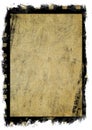 Aged grunge canvas with film strip Royalty Free Stock Photo