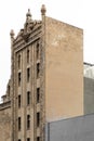 Aged Historic Building with a Weathered Exterior