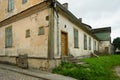 Aged houses in Talsi Royalty Free Stock Photo