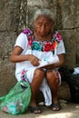 Aged mexican woman