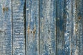 Aged Natural Old Blue Color Obsolete Weathered Wooden Board Background. Grundy Vintage Surface. Copy space Royalty Free Stock Photo