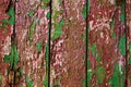Aged old painted wood texture, wooden background wallpaper, red Royalty Free Stock Photo