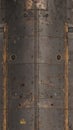 Aged, Riveted Metal Panel Texture for Industrial Design Royalty Free Stock Photo
