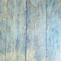 Aged rustic wooden board background texture in yellow and blue
