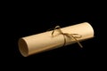 Aged scroll Royalty Free Stock Photo