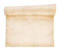 Aged scroll paper Royalty Free Stock Photo