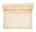 Aged scroll paper Royalty Free Stock Photo