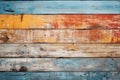 aged shabby colored painted wooden board texture wall background, rustic hardwood planks surface Royalty Free Stock Photo