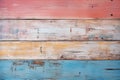 aged shabby pastel painted wooden board texture wall background, rustic hardwood planks surface Royalty Free Stock Photo