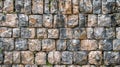 Aged Stone Retaining Wall A Rustic Textured Background for Outdoor Design Projects Royalty Free Stock Photo