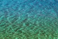 Aged teal, sea-green shiny river water texture - nice abstract photo background Royalty Free Stock Photo