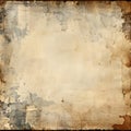 Aged texture background Old paper with stains, scratches, and vintage feel